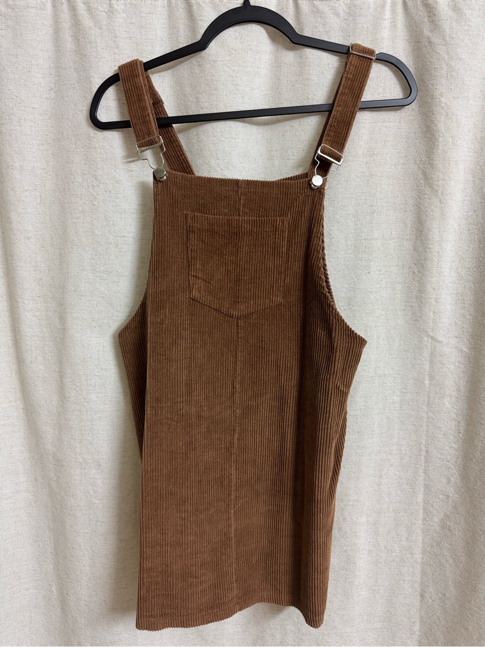 Corduroy Overall-Style Dress